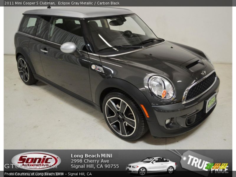 Eclipse Gray Metallic / Carbon Black 2011 Mini Cooper S Clubman