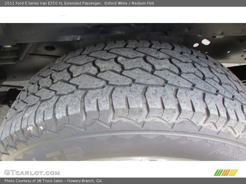 Oxford White / Medium Flint 2011 Ford E Series Van E350 XL Extended Passenger