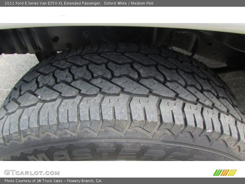 Oxford White / Medium Flint 2011 Ford E Series Van E350 XL Extended Passenger