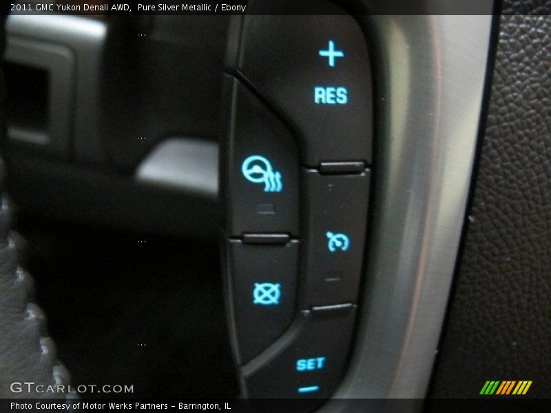 Pure Silver Metallic / Ebony 2011 GMC Yukon Denali AWD
