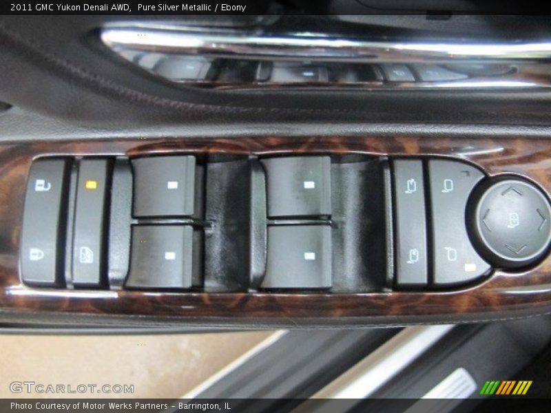 Pure Silver Metallic / Ebony 2011 GMC Yukon Denali AWD
