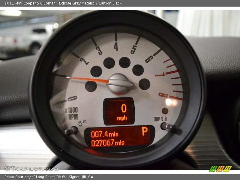Eclipse Gray Metallic / Carbon Black 2011 Mini Cooper S Clubman