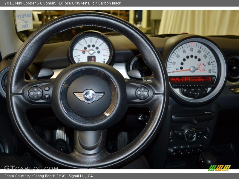 Eclipse Gray Metallic / Carbon Black 2011 Mini Cooper S Clubman