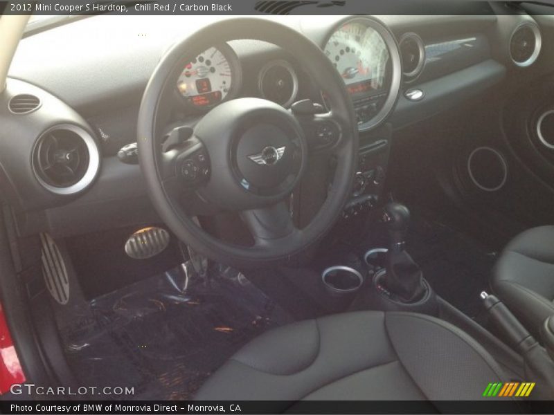 Chili Red / Carbon Black 2012 Mini Cooper S Hardtop