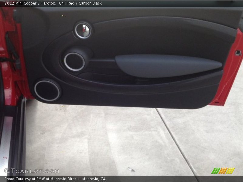 Chili Red / Carbon Black 2012 Mini Cooper S Hardtop