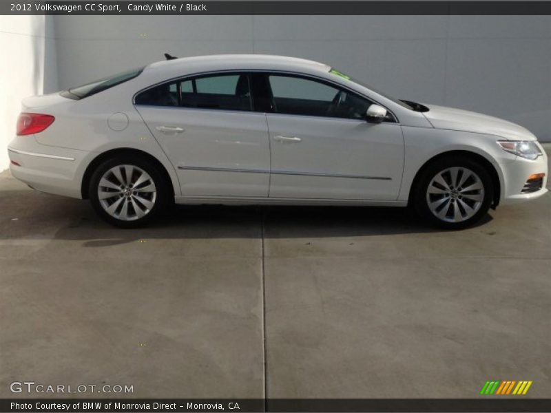 Candy White / Black 2012 Volkswagen CC Sport