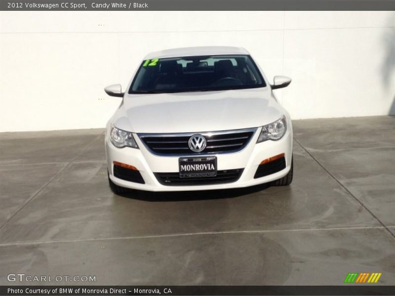 Candy White / Black 2012 Volkswagen CC Sport