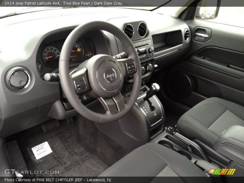 True Blue Pearl / Dark Slate Gray 2014 Jeep Patriot Latitude 4x4