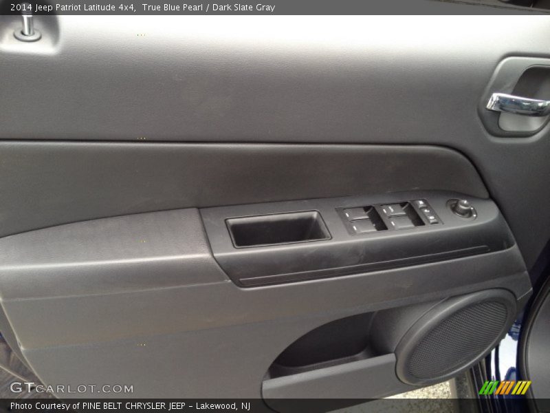 True Blue Pearl / Dark Slate Gray 2014 Jeep Patriot Latitude 4x4