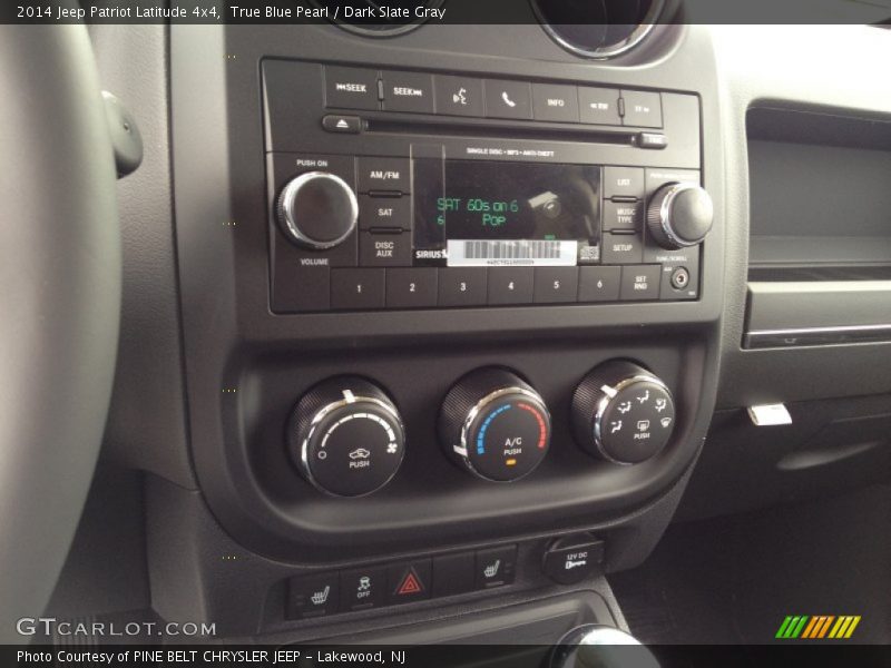 True Blue Pearl / Dark Slate Gray 2014 Jeep Patriot Latitude 4x4