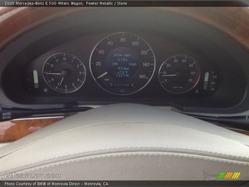 Pewter Metallic / Stone 2005 Mercedes-Benz E 500 4Matic Wagon