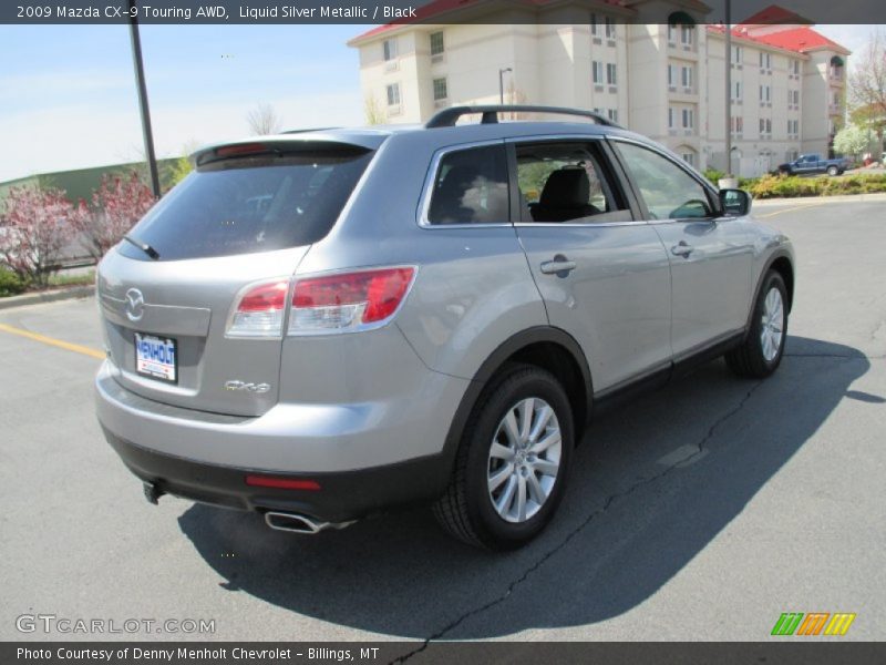 Liquid Silver Metallic / Black 2009 Mazda CX-9 Touring AWD