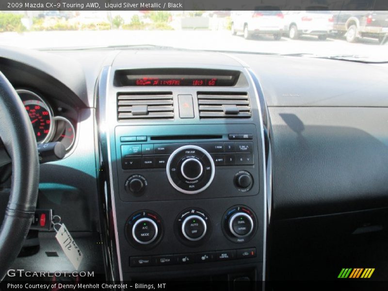 Liquid Silver Metallic / Black 2009 Mazda CX-9 Touring AWD