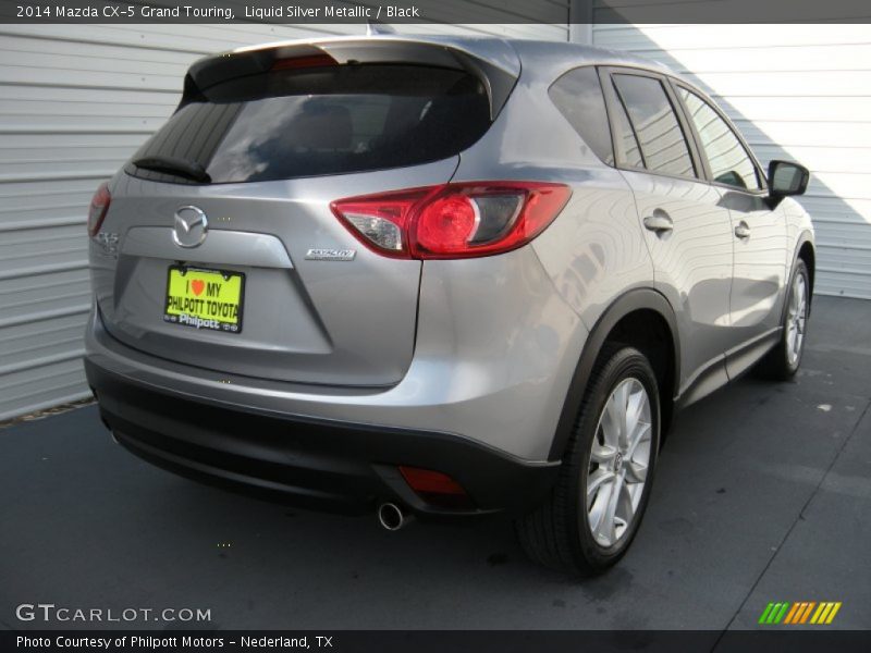 Liquid Silver Metallic / Black 2014 Mazda CX-5 Grand Touring