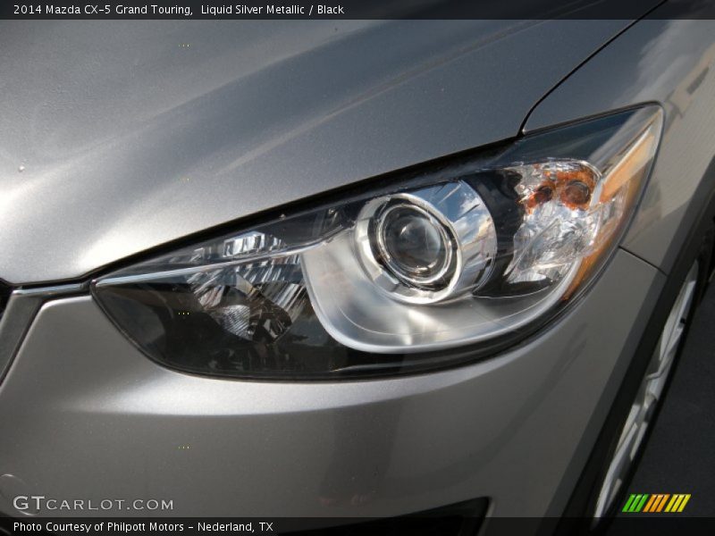 Liquid Silver Metallic / Black 2014 Mazda CX-5 Grand Touring