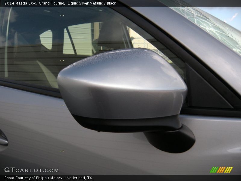 Liquid Silver Metallic / Black 2014 Mazda CX-5 Grand Touring