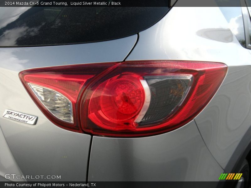 Liquid Silver Metallic / Black 2014 Mazda CX-5 Grand Touring