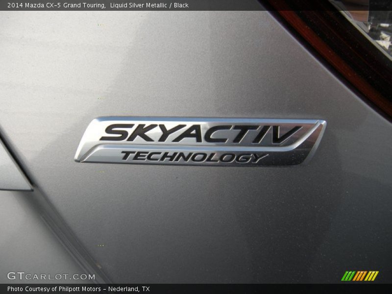 Liquid Silver Metallic / Black 2014 Mazda CX-5 Grand Touring