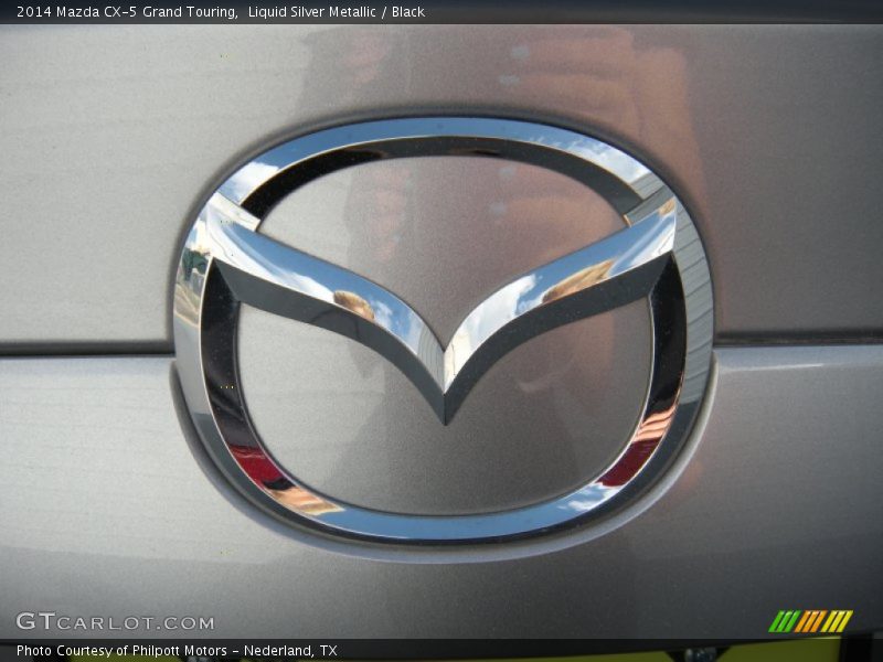 Liquid Silver Metallic / Black 2014 Mazda CX-5 Grand Touring