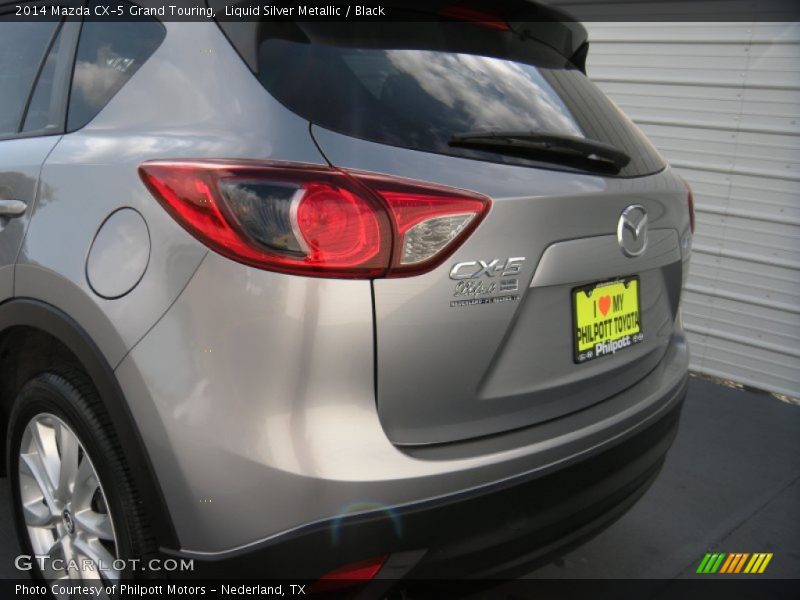 Liquid Silver Metallic / Black 2014 Mazda CX-5 Grand Touring