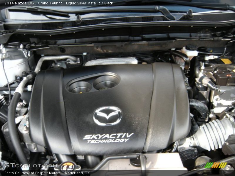 Liquid Silver Metallic / Black 2014 Mazda CX-5 Grand Touring