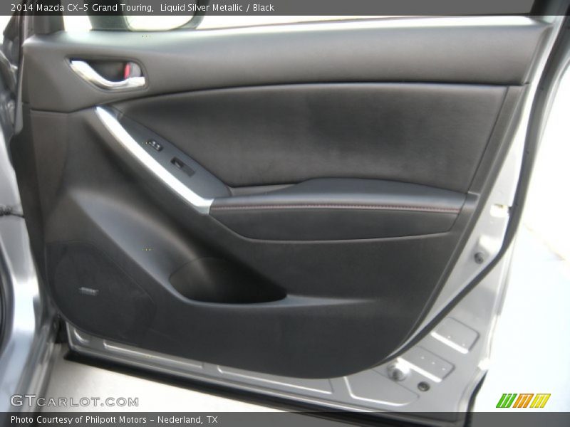 Liquid Silver Metallic / Black 2014 Mazda CX-5 Grand Touring