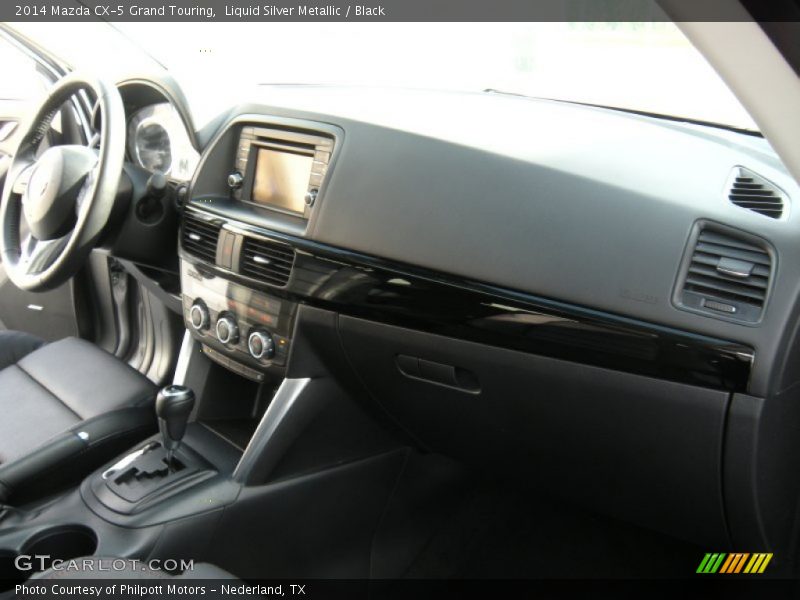 Liquid Silver Metallic / Black 2014 Mazda CX-5 Grand Touring