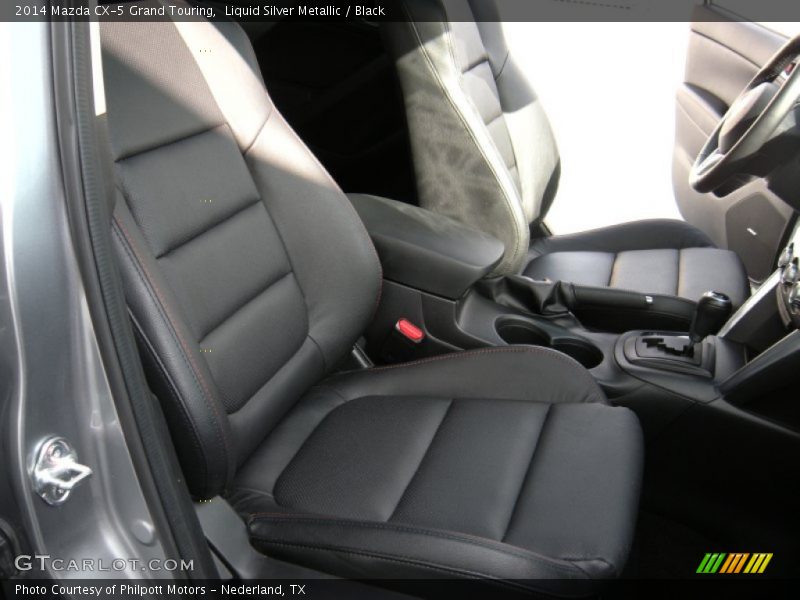 Liquid Silver Metallic / Black 2014 Mazda CX-5 Grand Touring