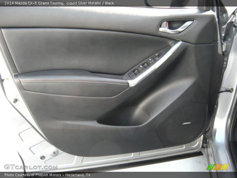 Liquid Silver Metallic / Black 2014 Mazda CX-5 Grand Touring