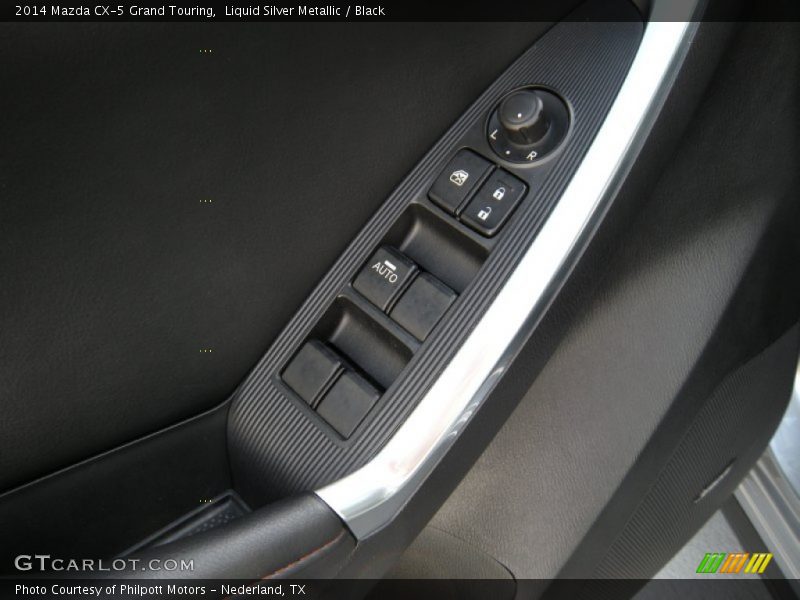 Liquid Silver Metallic / Black 2014 Mazda CX-5 Grand Touring