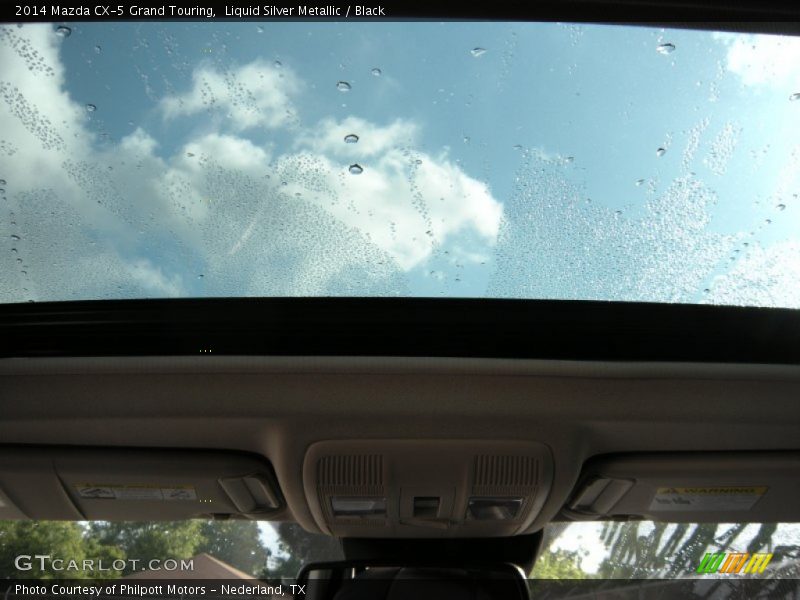 Liquid Silver Metallic / Black 2014 Mazda CX-5 Grand Touring