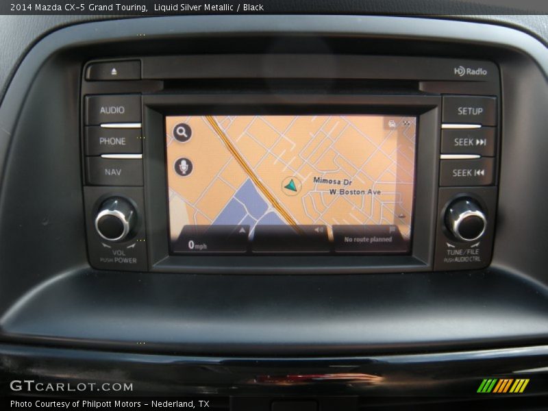 Liquid Silver Metallic / Black 2014 Mazda CX-5 Grand Touring