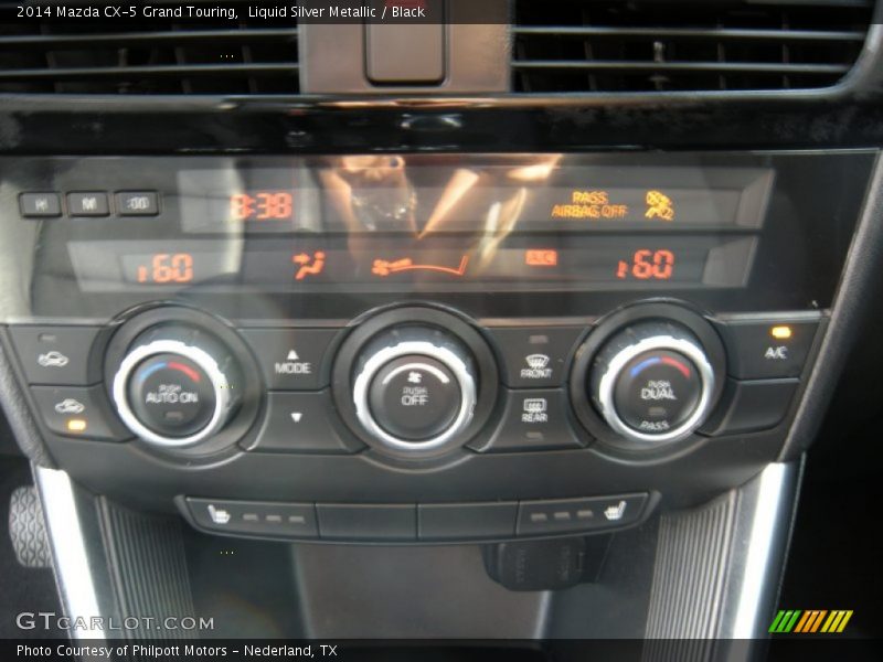 Liquid Silver Metallic / Black 2014 Mazda CX-5 Grand Touring