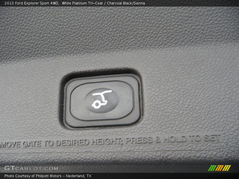 White Platinum Tri-Coat / Charcoal Black/Sienna 2013 Ford Explorer Sport 4WD