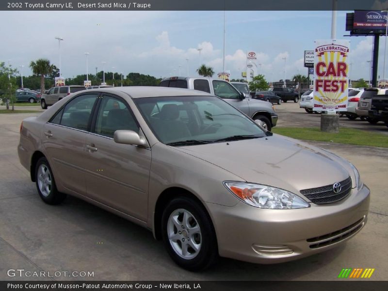 Desert Sand Mica / Taupe 2002 Toyota Camry LE