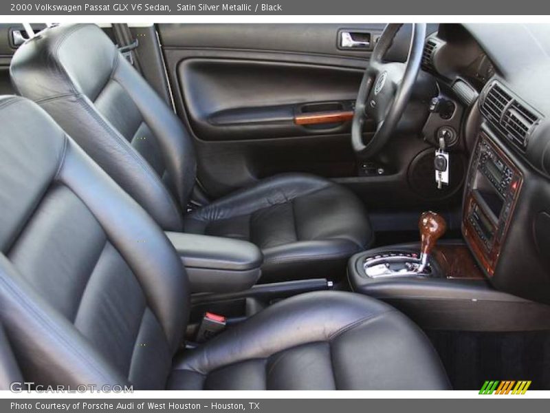Satin Silver Metallic / Black 2000 Volkswagen Passat GLX V6 Sedan
