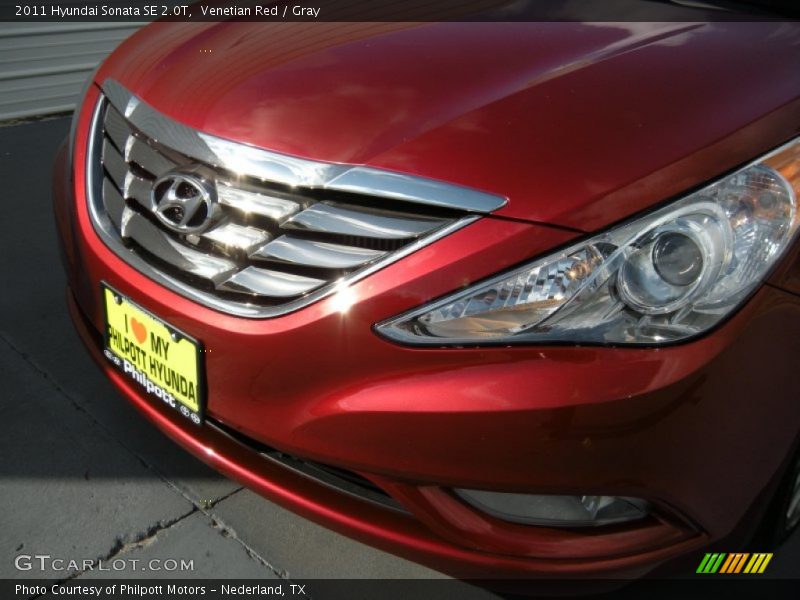 Venetian Red / Gray 2011 Hyundai Sonata SE 2.0T