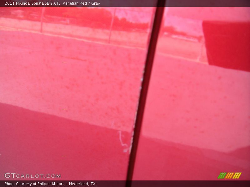 Venetian Red / Gray 2011 Hyundai Sonata SE 2.0T