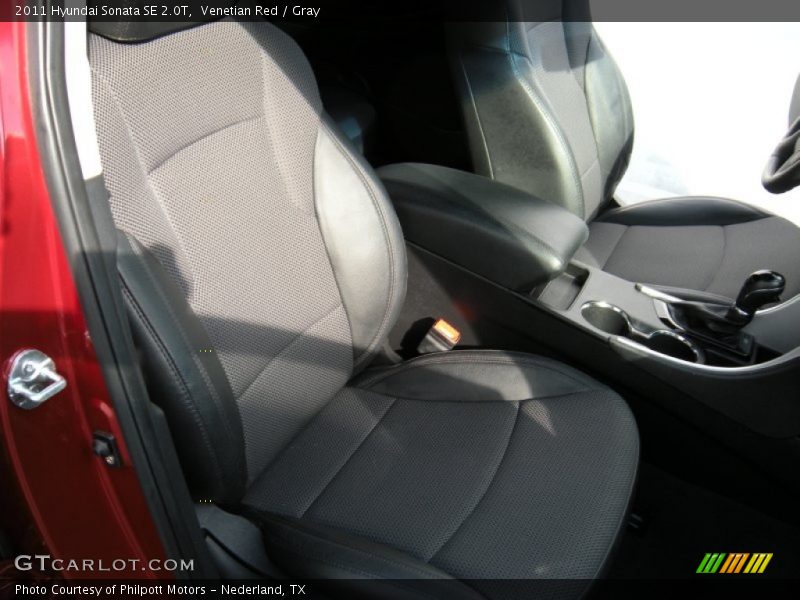 Venetian Red / Gray 2011 Hyundai Sonata SE 2.0T