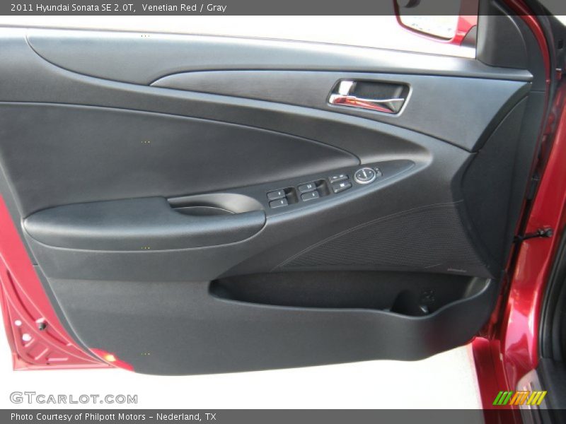 Venetian Red / Gray 2011 Hyundai Sonata SE 2.0T