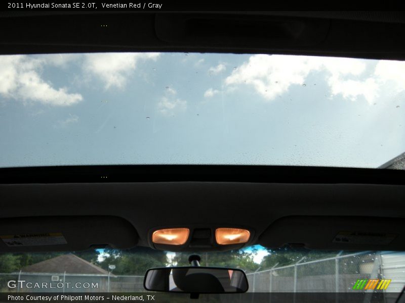 Venetian Red / Gray 2011 Hyundai Sonata SE 2.0T