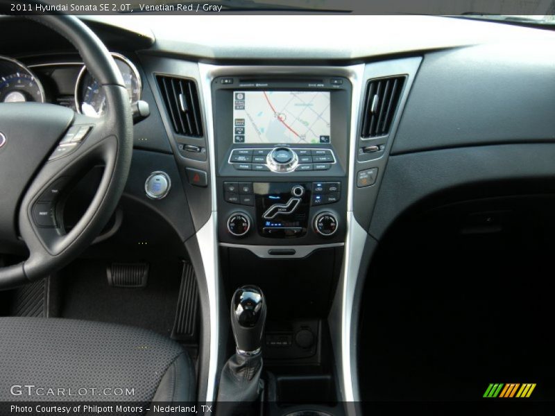 Venetian Red / Gray 2011 Hyundai Sonata SE 2.0T