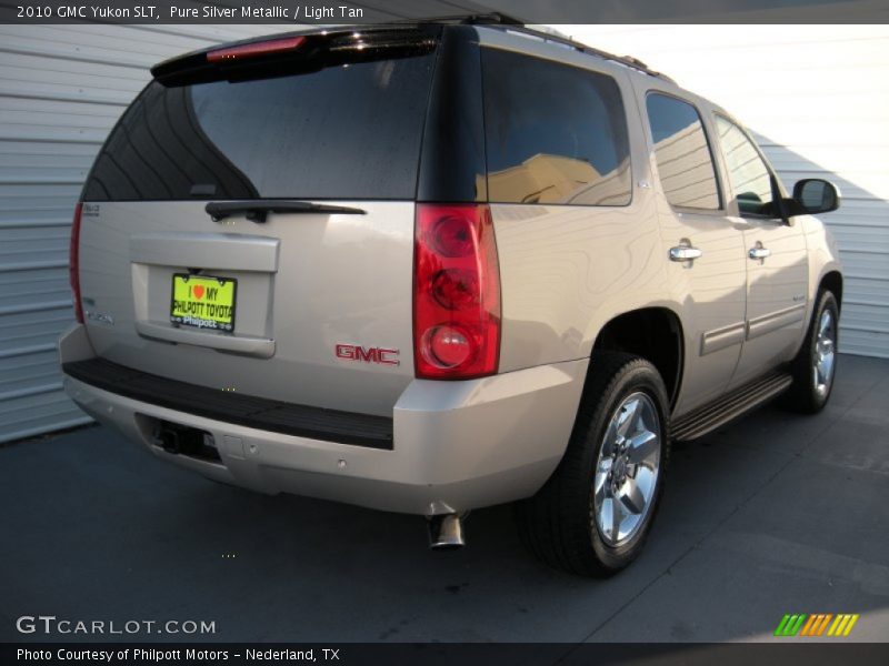 Pure Silver Metallic / Light Tan 2010 GMC Yukon SLT