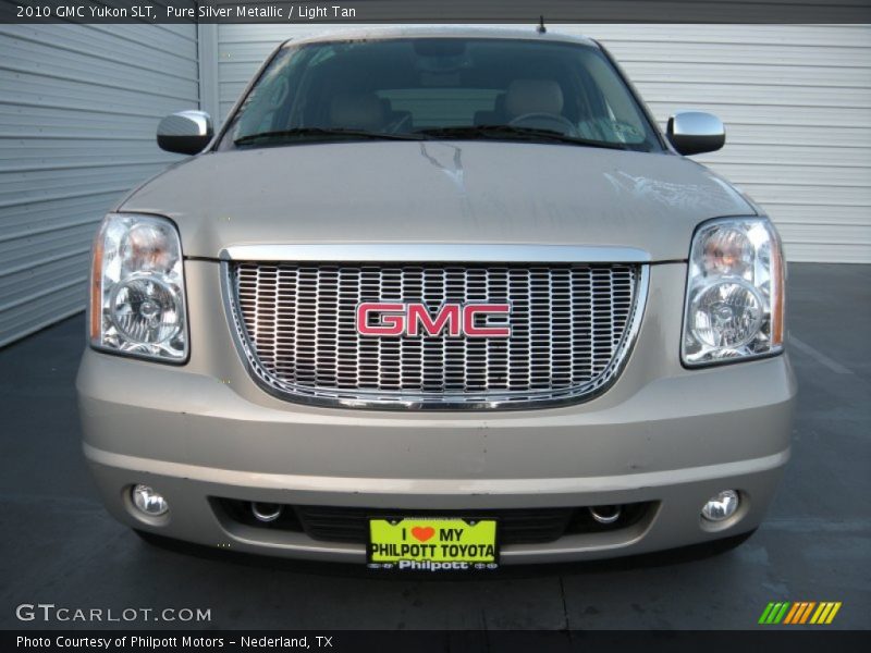 Pure Silver Metallic / Light Tan 2010 GMC Yukon SLT