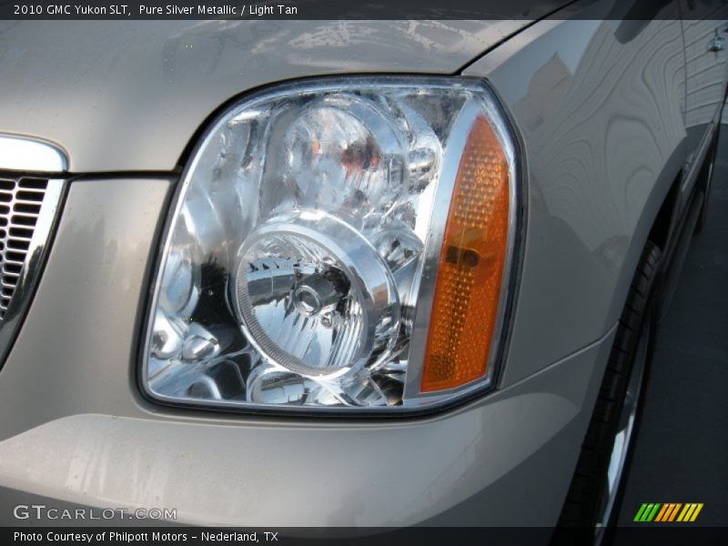 Pure Silver Metallic / Light Tan 2010 GMC Yukon SLT