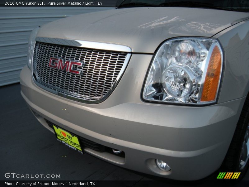 Pure Silver Metallic / Light Tan 2010 GMC Yukon SLT