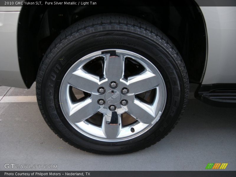 Pure Silver Metallic / Light Tan 2010 GMC Yukon SLT