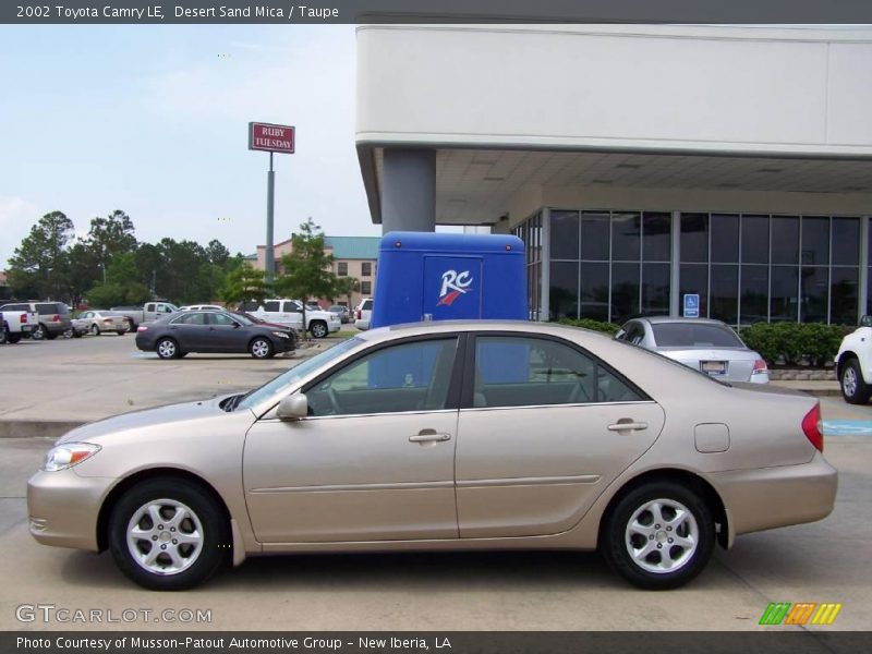 Desert Sand Mica / Taupe 2002 Toyota Camry LE