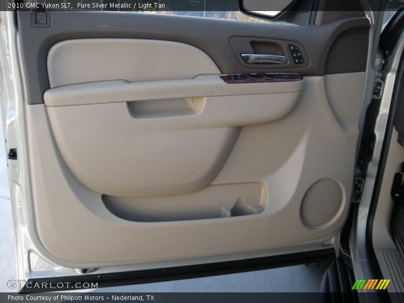 Pure Silver Metallic / Light Tan 2010 GMC Yukon SLT