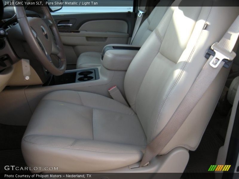 Pure Silver Metallic / Light Tan 2010 GMC Yukon SLT